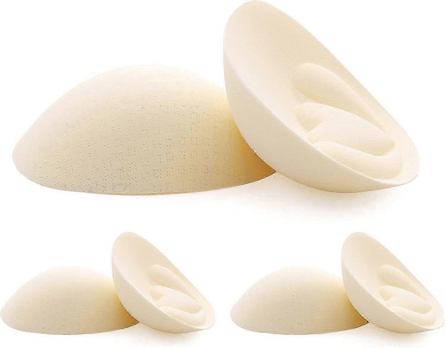 3 Pairs Super Thick Removable Bra Pads, Push-Up Inserts