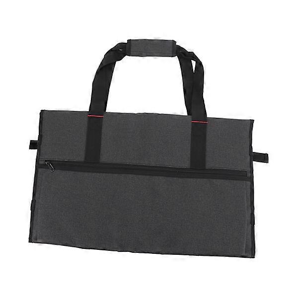 Desktop Computer Monitor Case Movable Screen Protector Bag for 24-inch LCD Screen Black