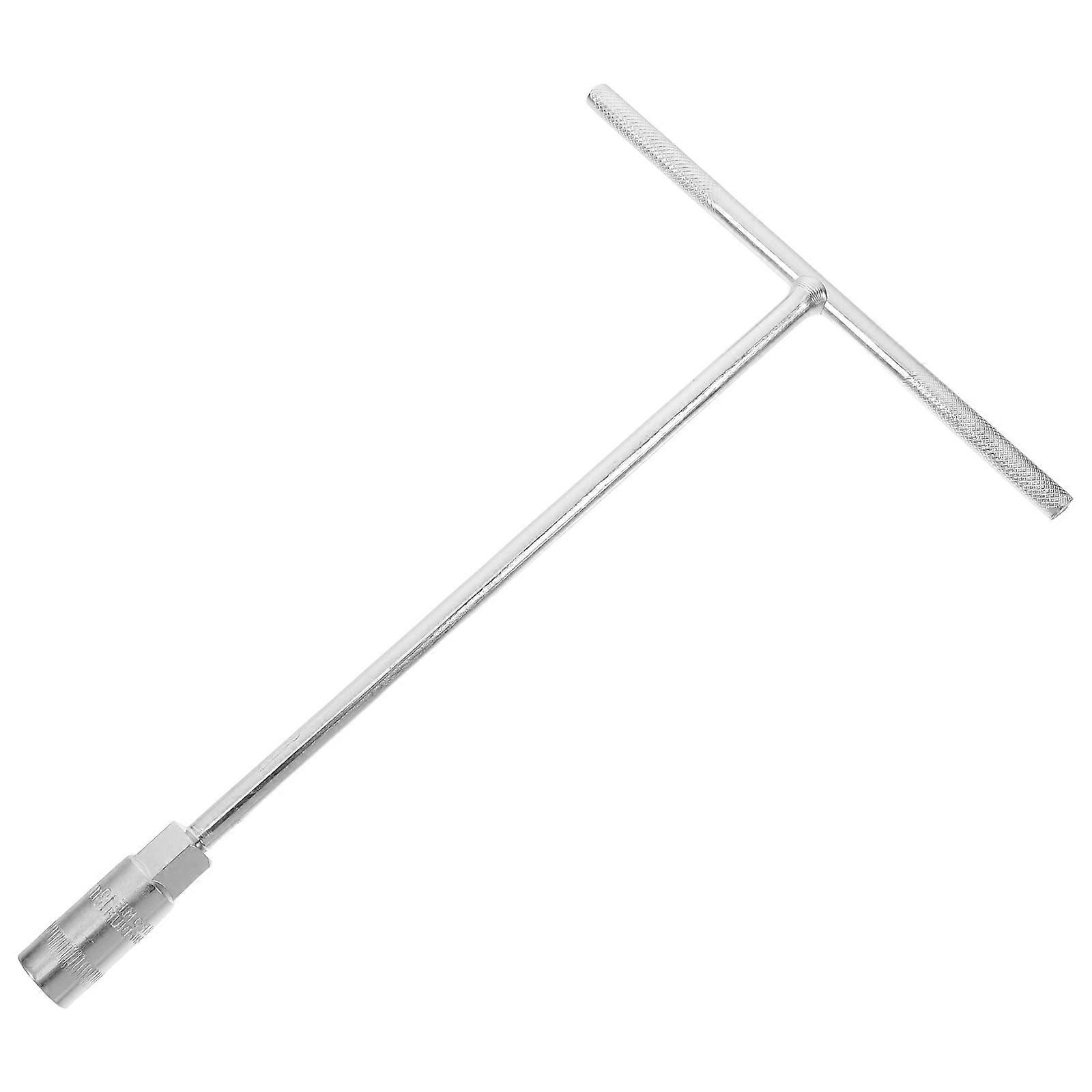 T Handle Socket Driver For Motorcycle Repair Silver 28.00X18.50X1.60CM Versatile Tightening 1Pack