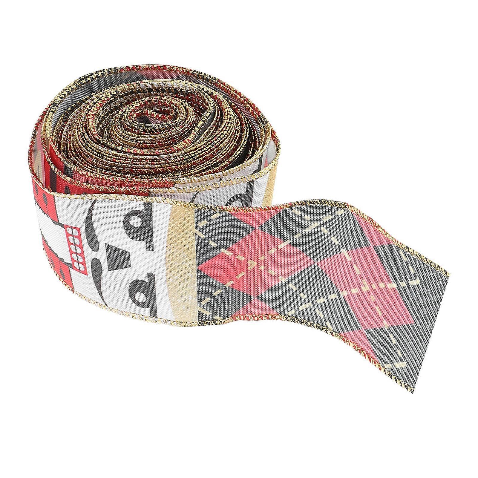 Multi Color Christmas Ribbon 10 Yard Toy Soldier Design Ideal For Holiday Decorations And DIY Crafts With Decorative Function 1 Roll