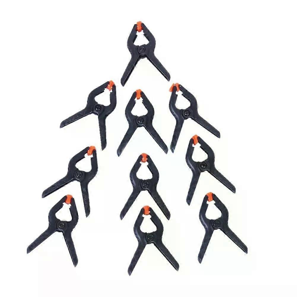10pcs Background Cloth Clamp Black Photography Spring Clips Multi-function Practical Creative Convenient for Advertising Display