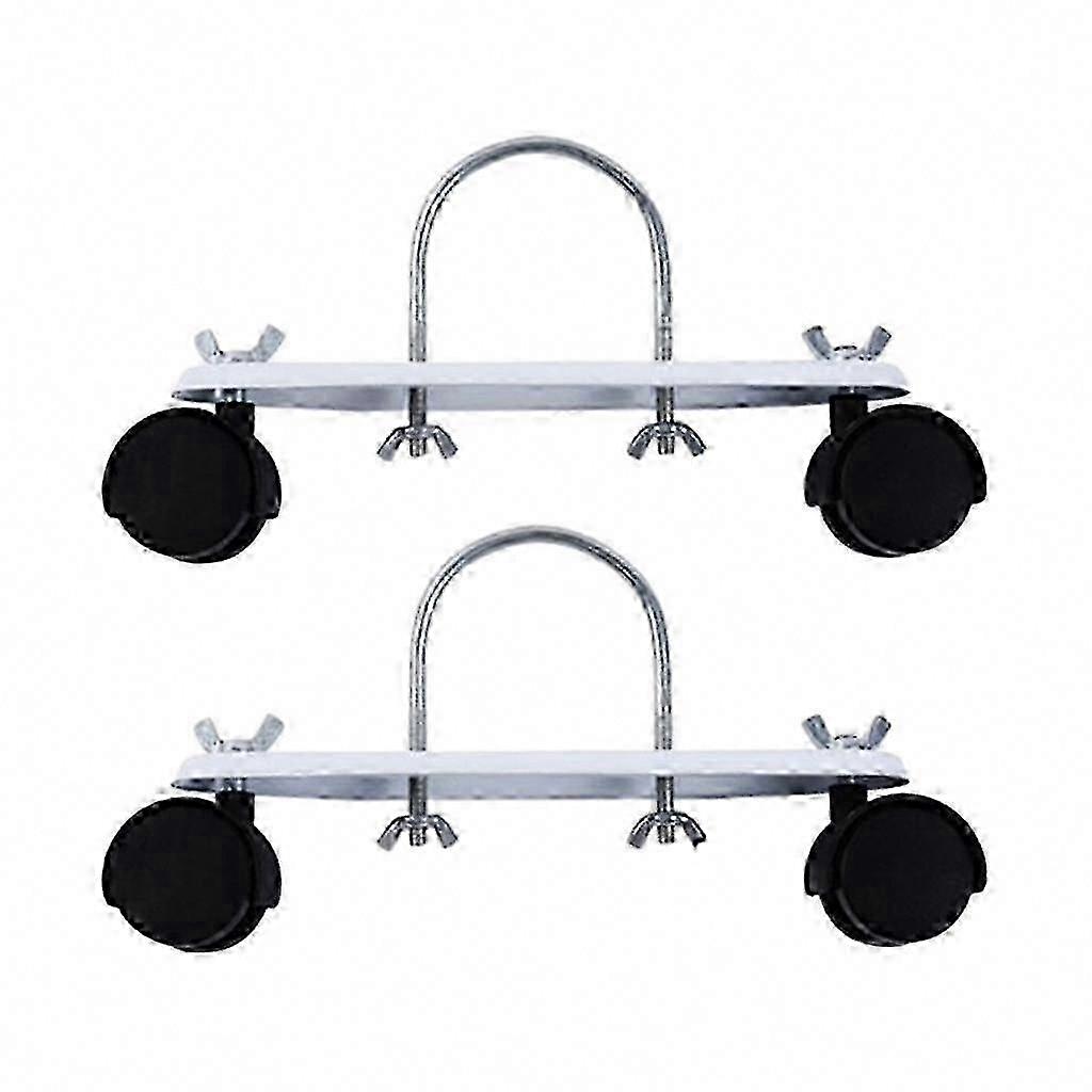 2-Pack Adjustable Heater Mobility Base with 360 Swivel Casters for Easy Movement