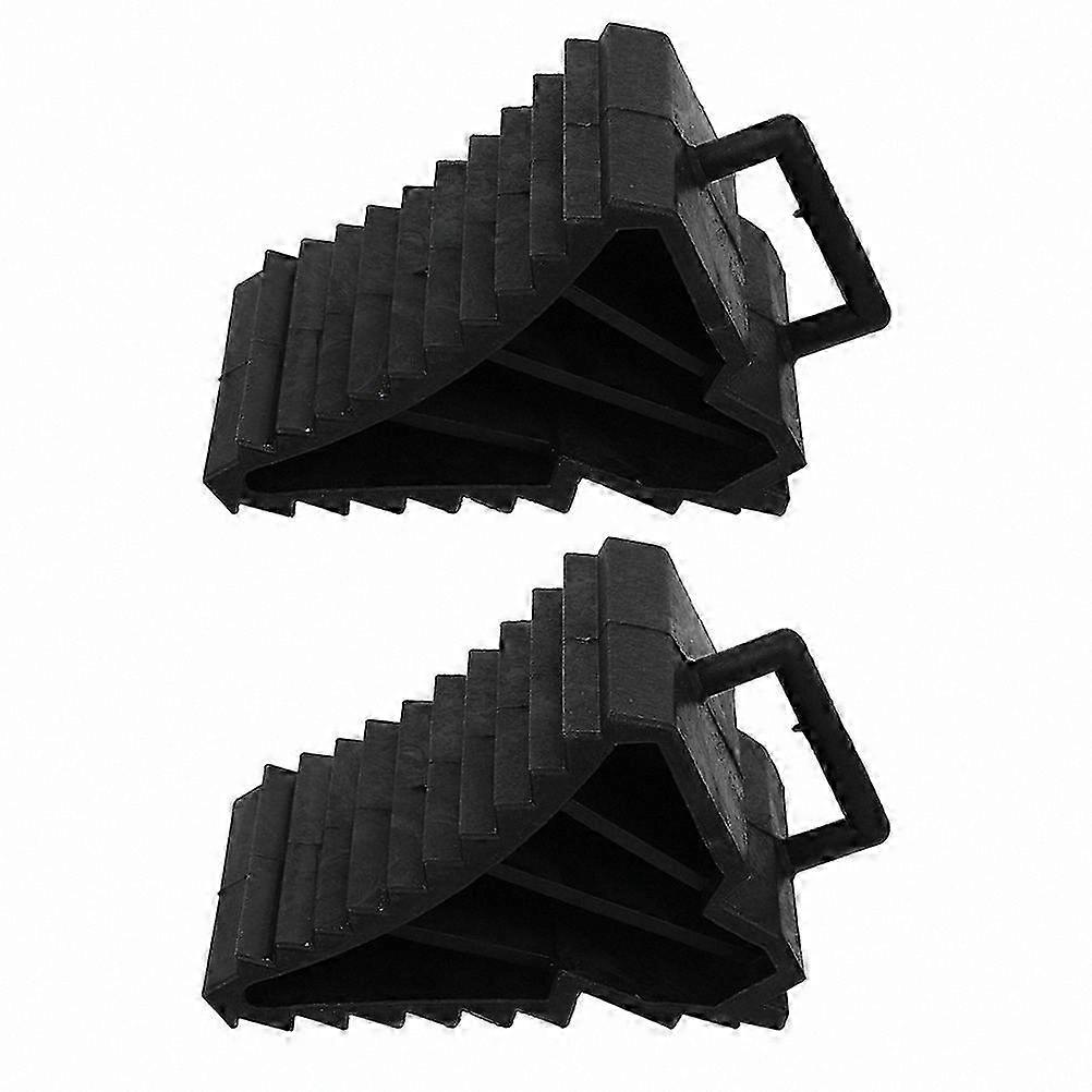 Pair of Durable Non-Slip Chocks for Boat Trailers RVs and Trucks