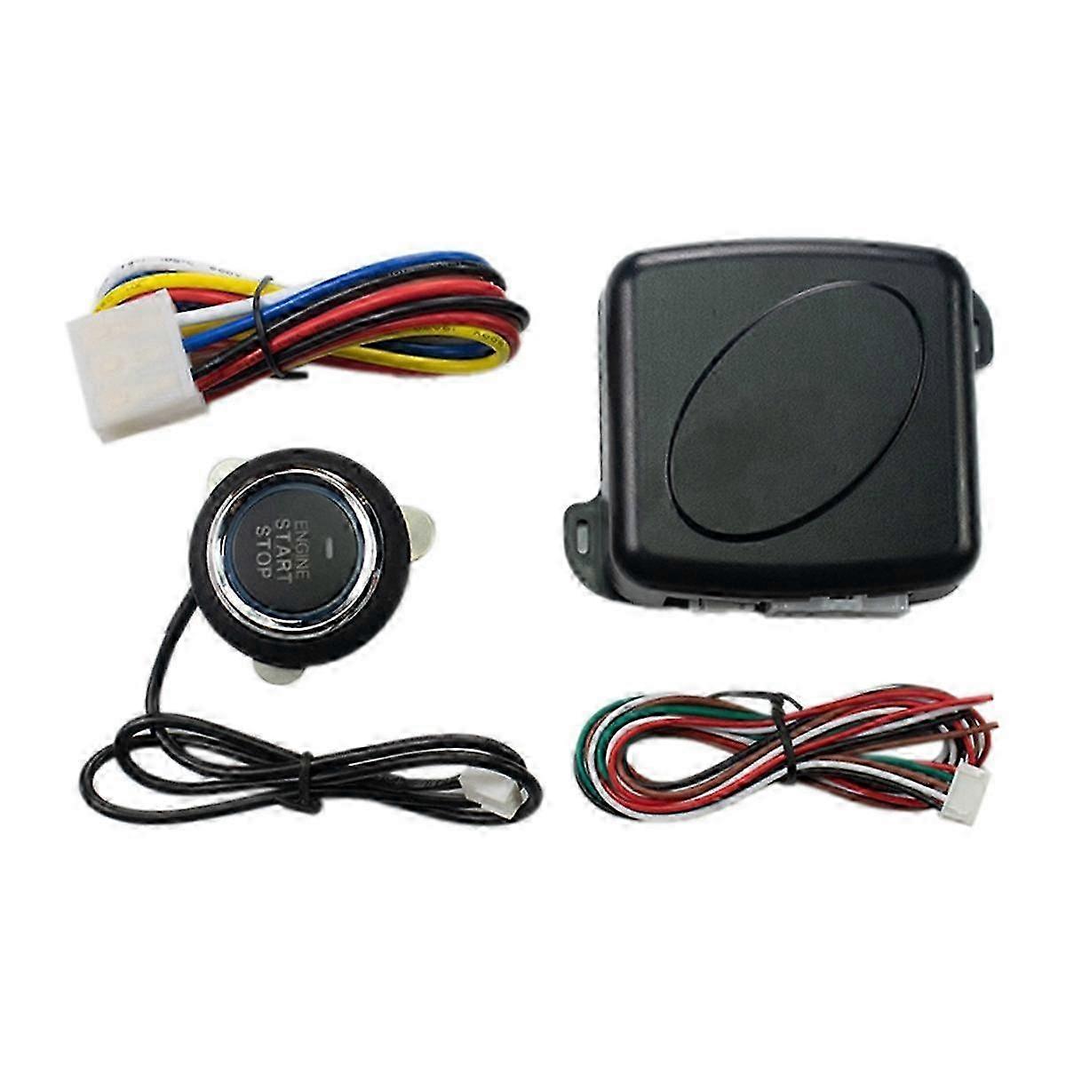 Car Alarm System with One-Button Start/Stop Remote Engine Door Lock and Keyless Entry for Central Locking Systems