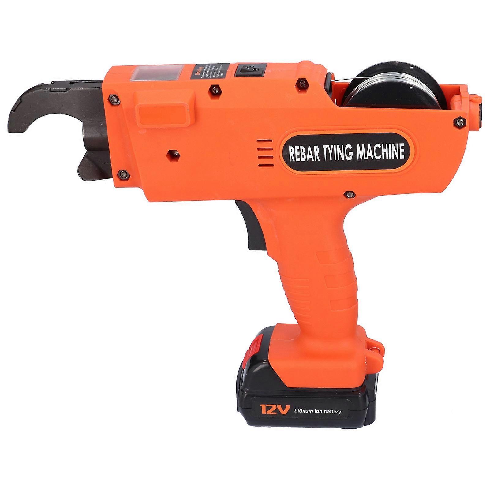 Reinforcing Steel Bar Tying Machine ABS High Carbon Steel Fully Automatic Strapping Tool Prise EU Double batterie