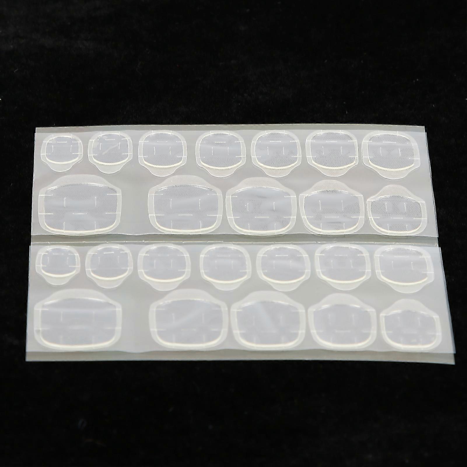 30 Sheets Waterproof Double-Sided Nail Adhesive Tabs, 24pcs/Sheet