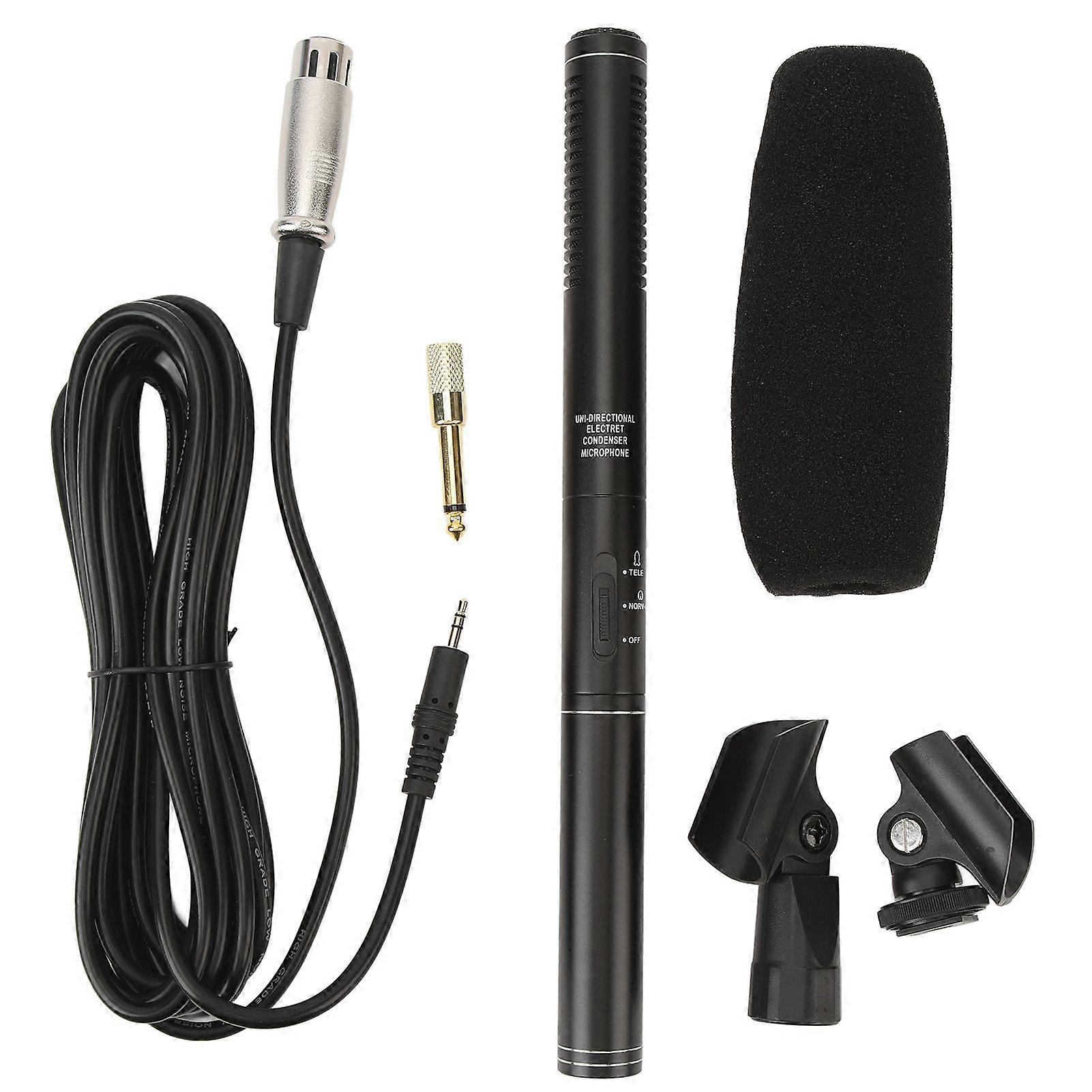 XLR Condenser Microphone for DSLR Camera
