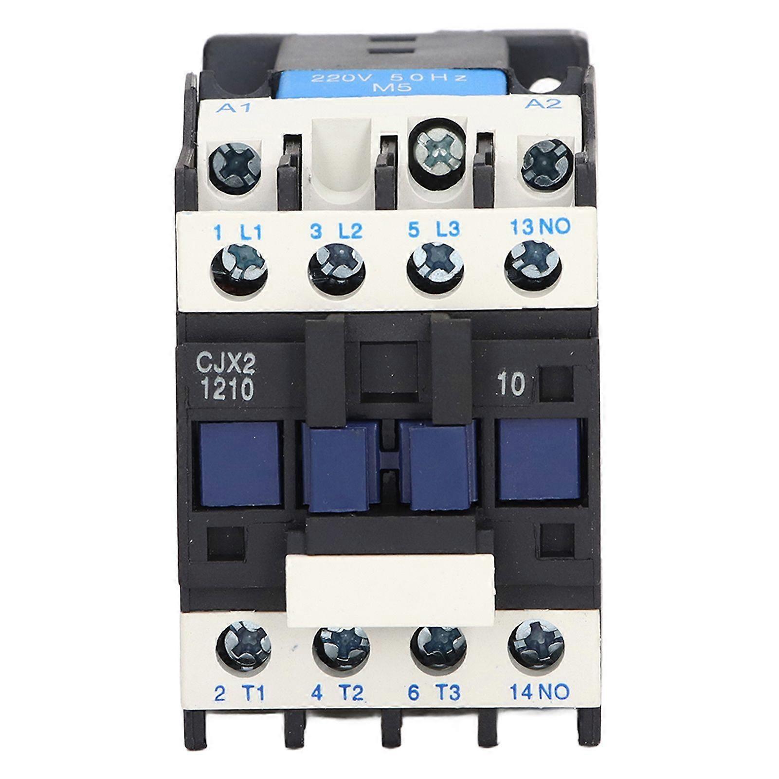AC Contactor CJX21210 High Sensitivity Power Supply for Electrical Installation 12A 50HZ 220V AC