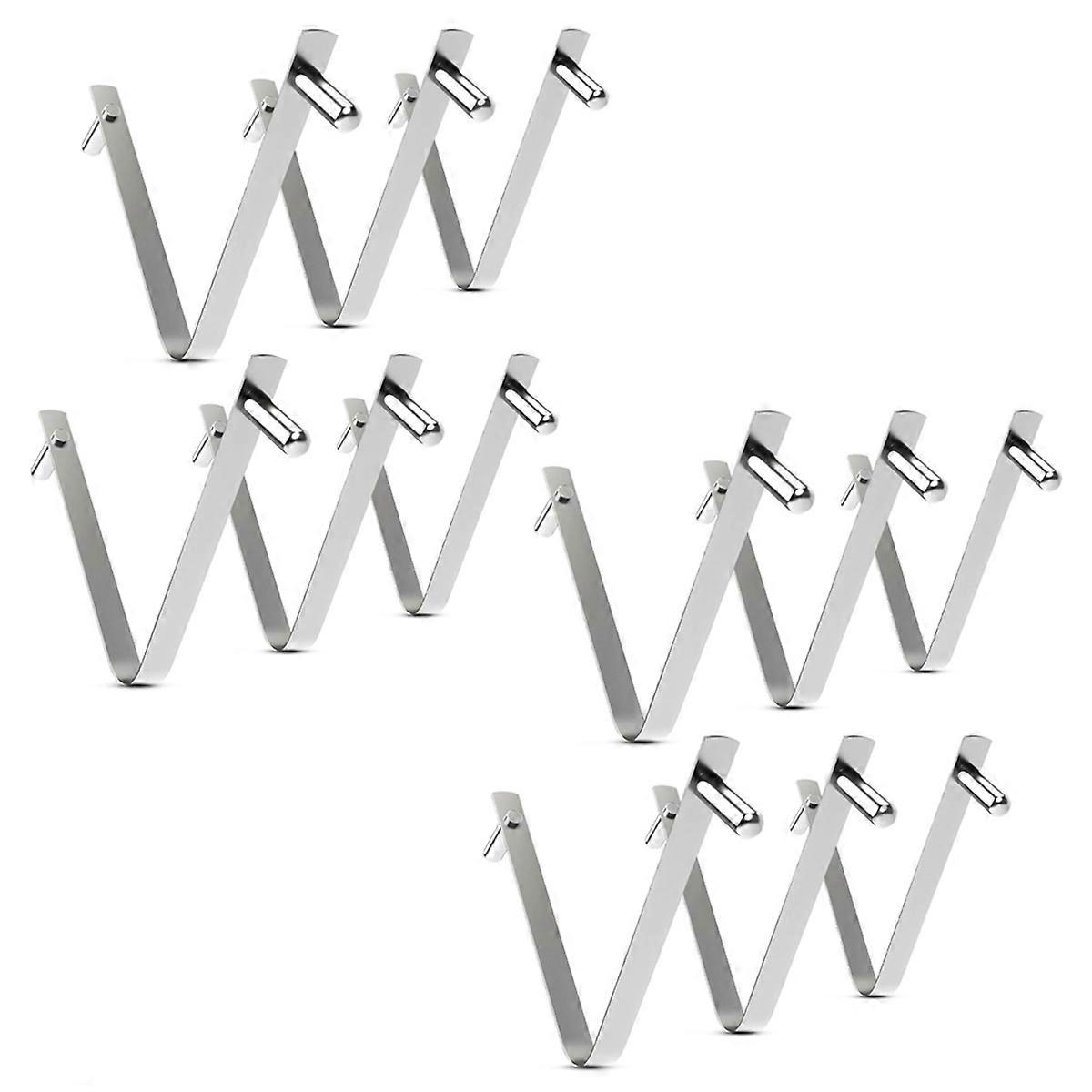 12Pcs Pool Pole Clips-Universal Butterfly Pool Clip for Pool Telescopic Rod,Swimming Pool Spa Brush,Leaf Skimmer Tools