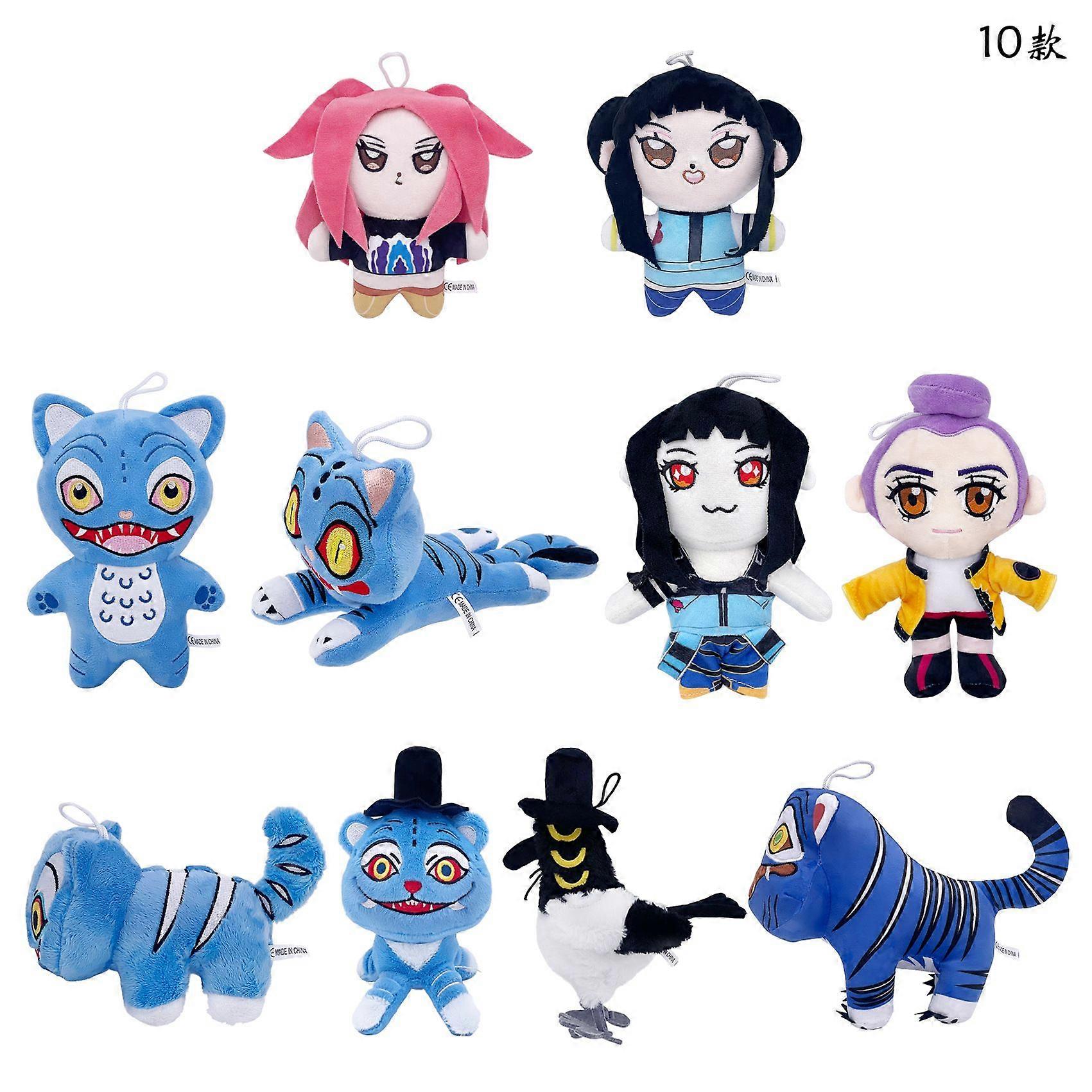 Kpop Demon Hunters Purple Tiger Λούτρινο K Pop Demon Hunters Dolls Rumi Toy Stuffed A