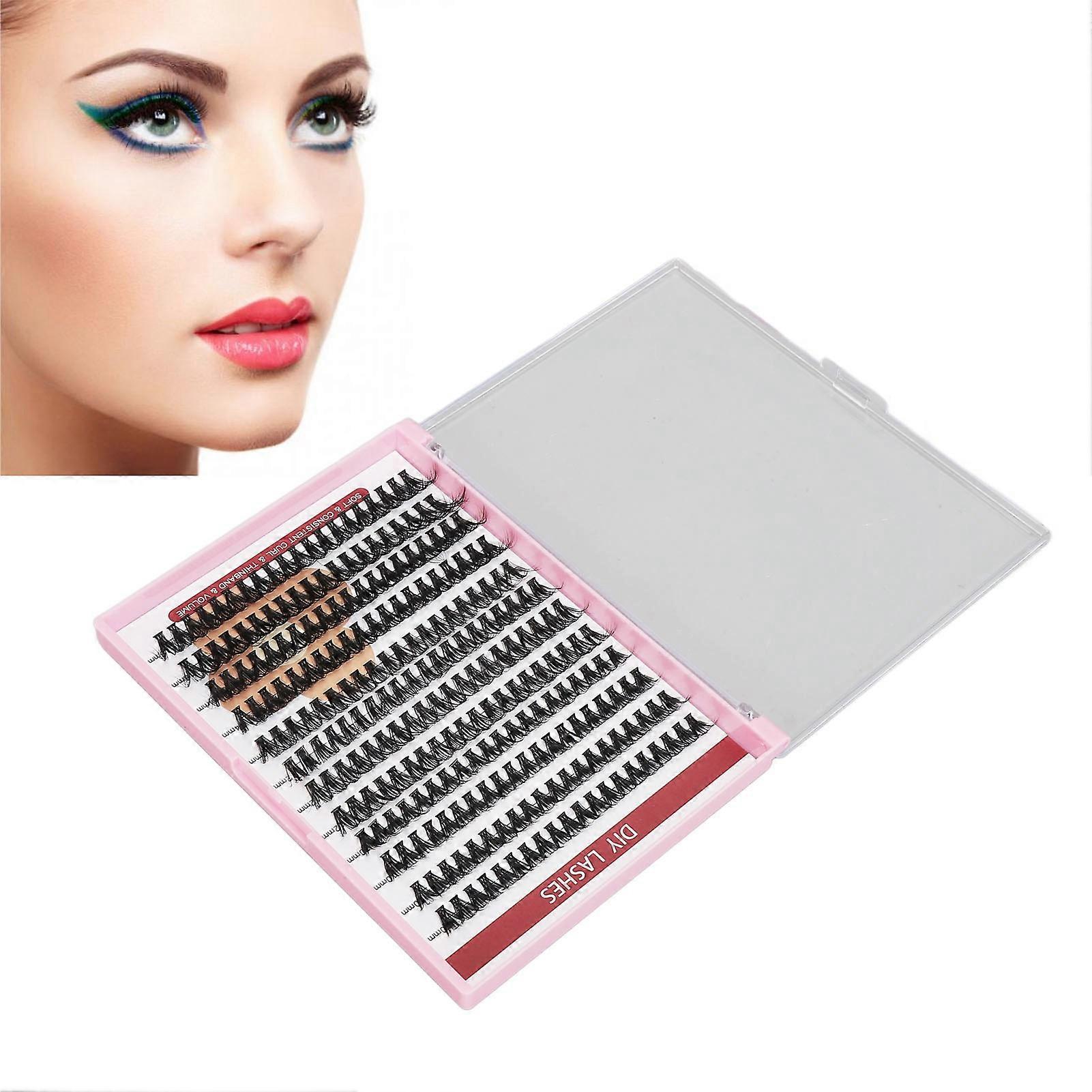 Lash Extension Kit 40D 12 Rows 240 Clusters with 10ml Adhesive