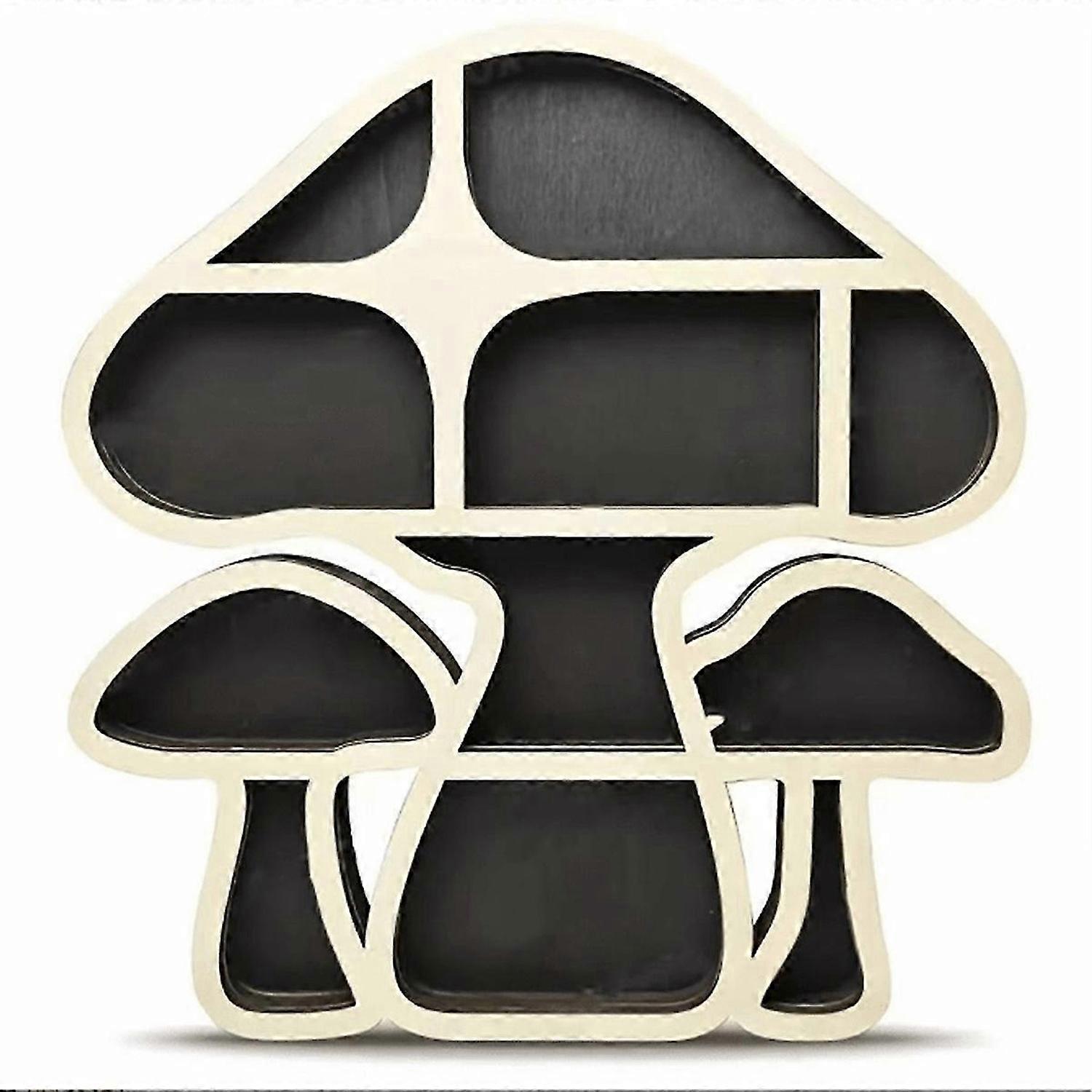 Mushroom-Shaped Shelf Multi-Layer Storage Rack Wall Decoration