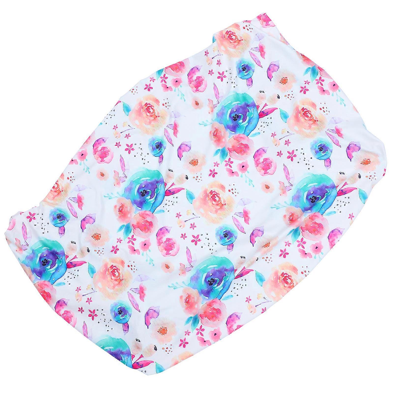 Changing Table Textile Nursing Pad for Crib Floral Pattern Cover