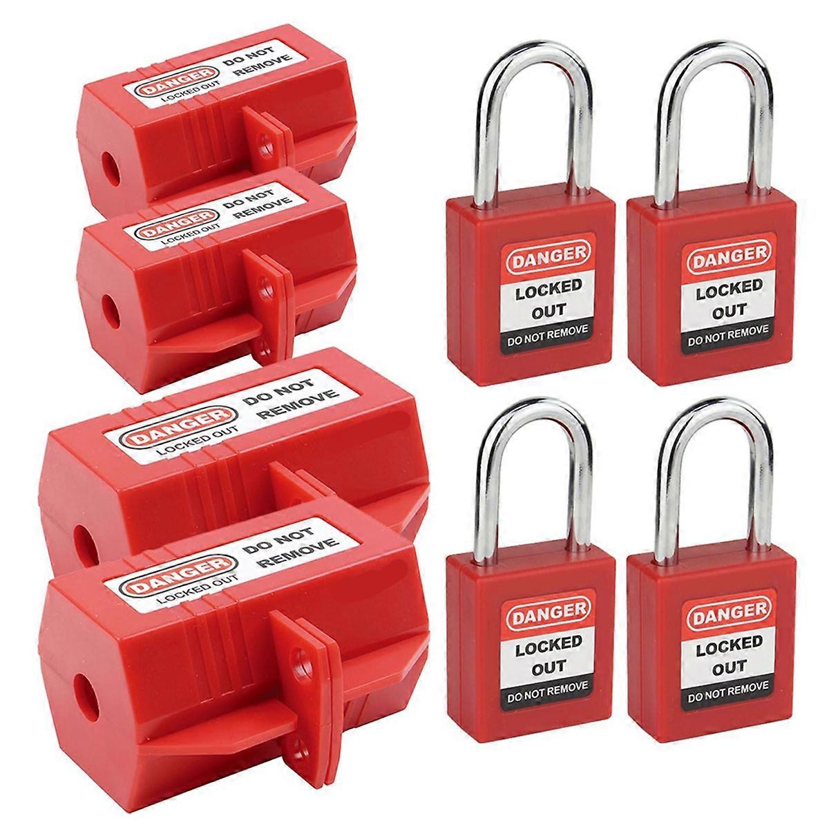 Plug lock for lockout tag kit, plug cord lock B