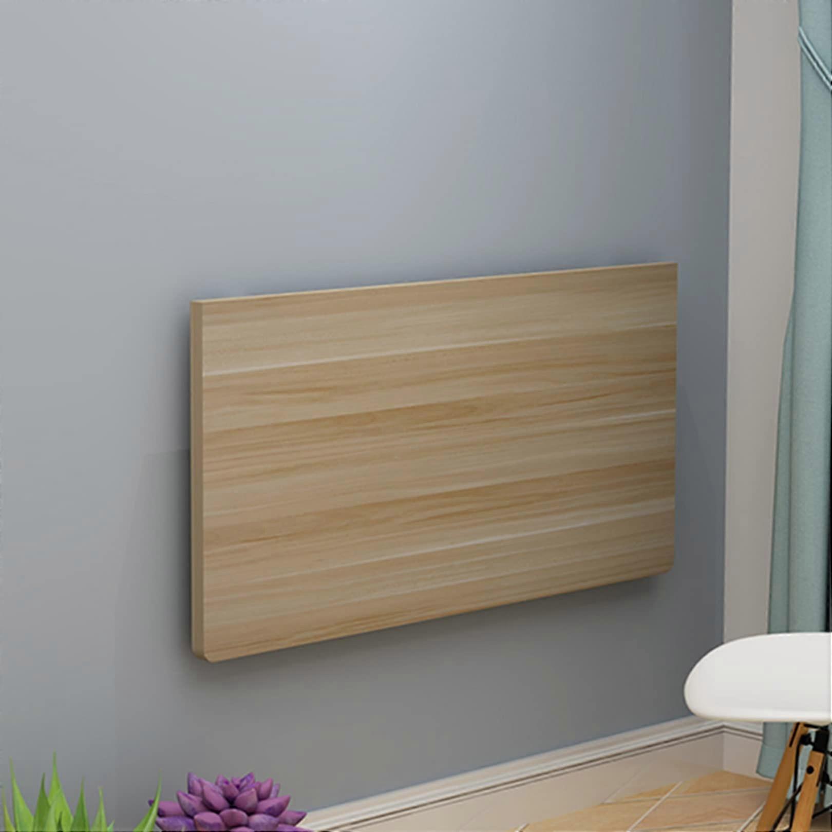 Wall Mounted Fold Down Dining Table For Small Spaces Wood Color 110x40 Cm 43x16 In