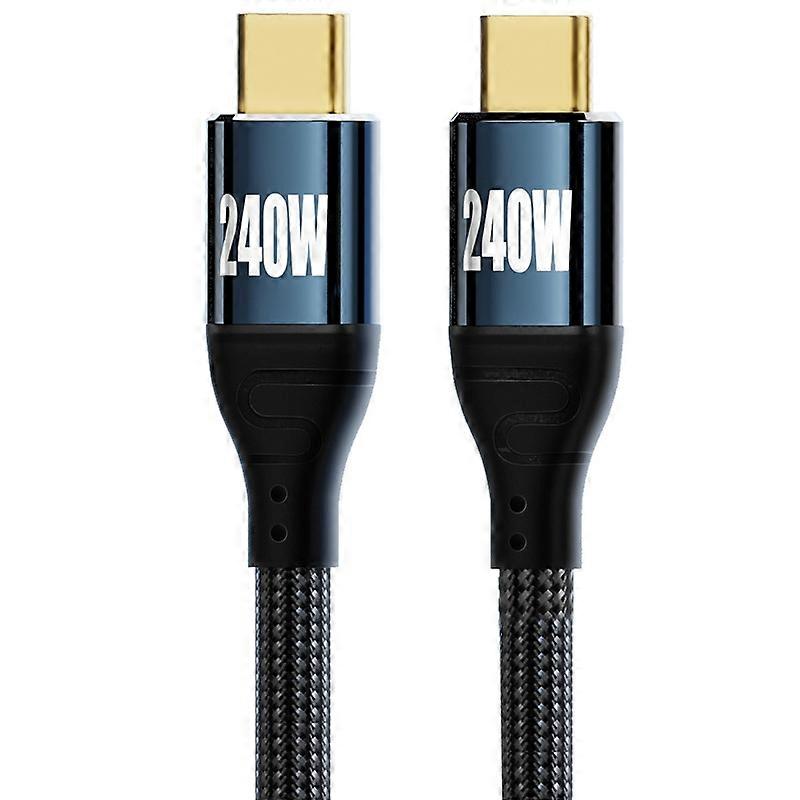 For iPhone 15 Series 1.5m PD 240W Type-C to Type-C Fast Charging Cable 480Mbps Data Transfer Cord fo