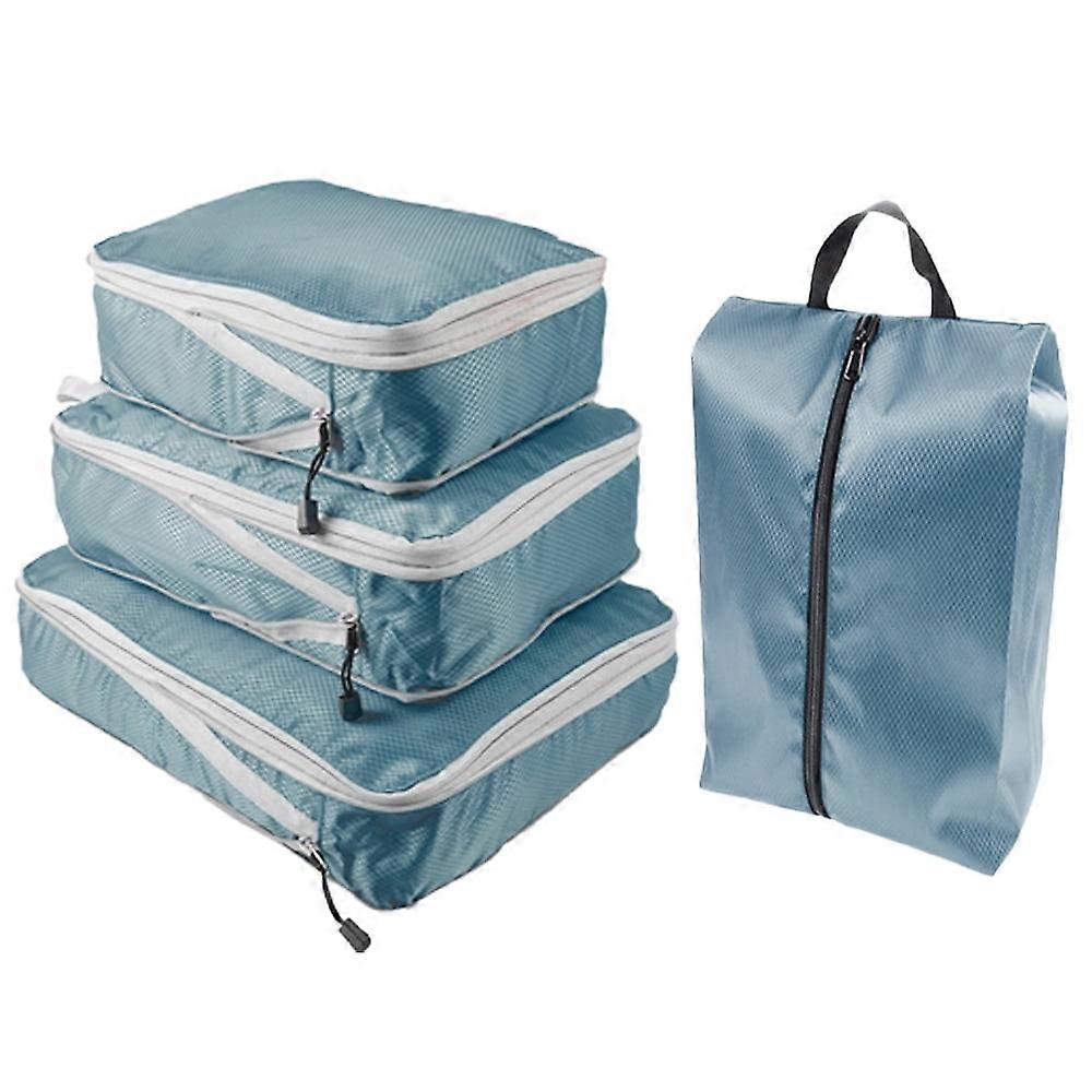 Travel storage bag set shoe bag four-piece set portable foldable sorting bag