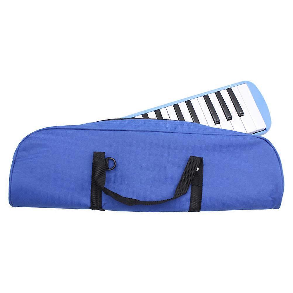 32 Key Melodica Musical Instrument for Music Playing with Storage Bag Blue