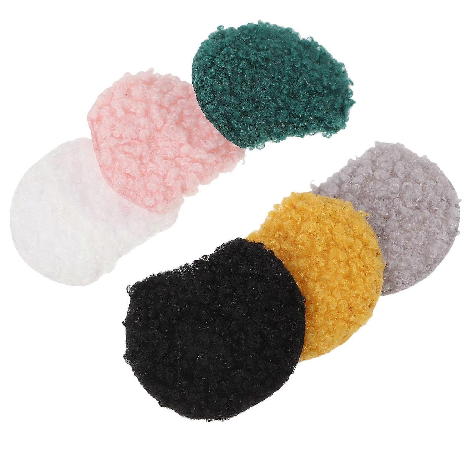 DIY Plush Mouse Ears Plush Animal Ears for Hair Clip 60Pcs Assorted Color