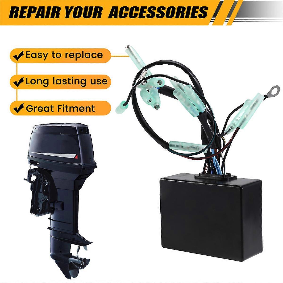 3C8-06160 CDI CD Ignition Module Unit for 40/50HP 2-Stroke Outboard Engine 1992-2003 3C8-06160-0