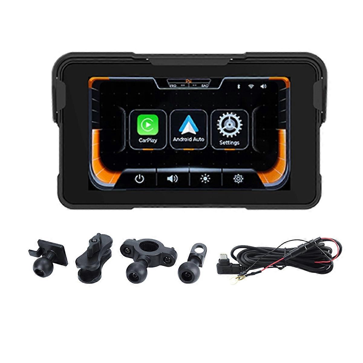 5.0 Inch Wireless CarPlay Android Auto Digital Motorcycle Dashboard