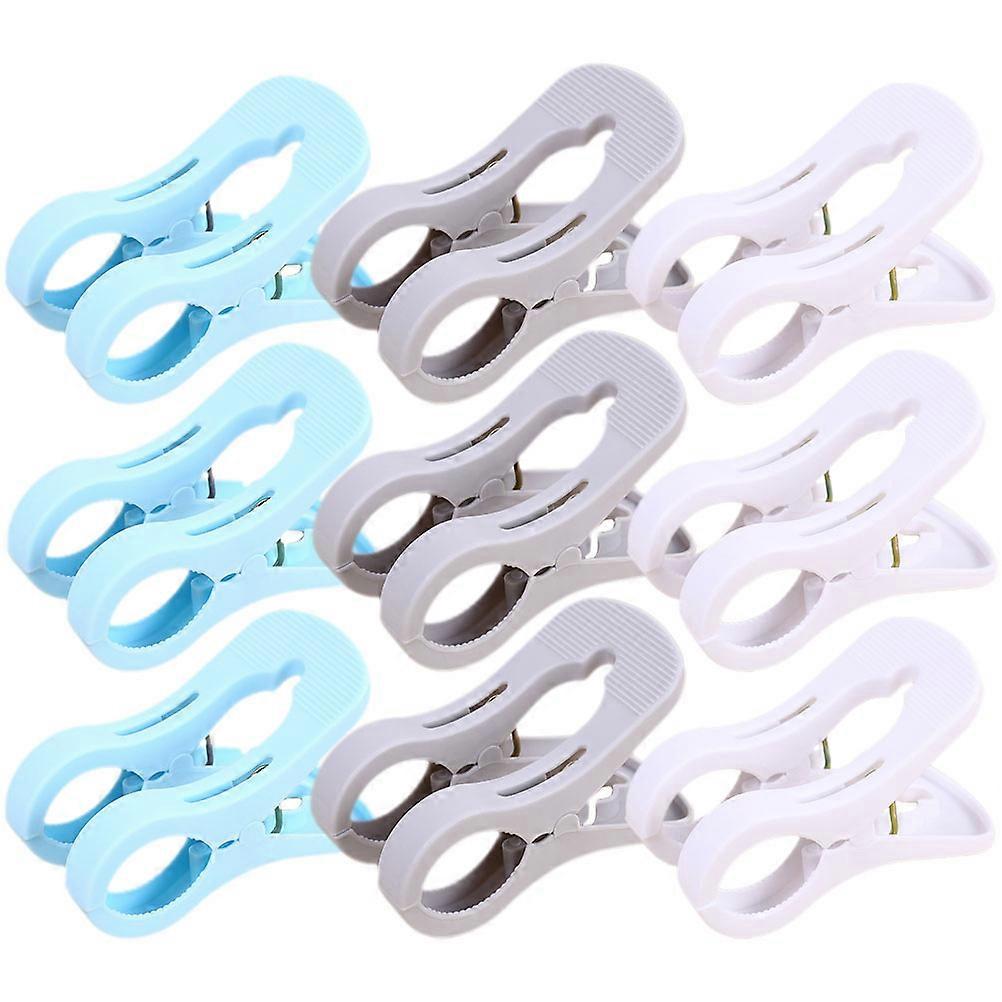 27 Pcs Sturdy Beach Towel Clips Assorted Color Perfect For Travel And Clothing With Reliable Clamping