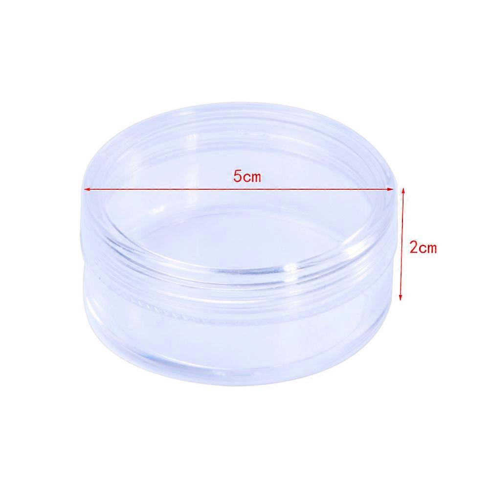 Plastic Storage Boxes for Storage 6Pcs Round Sub-Bottles Portable Travel Containers