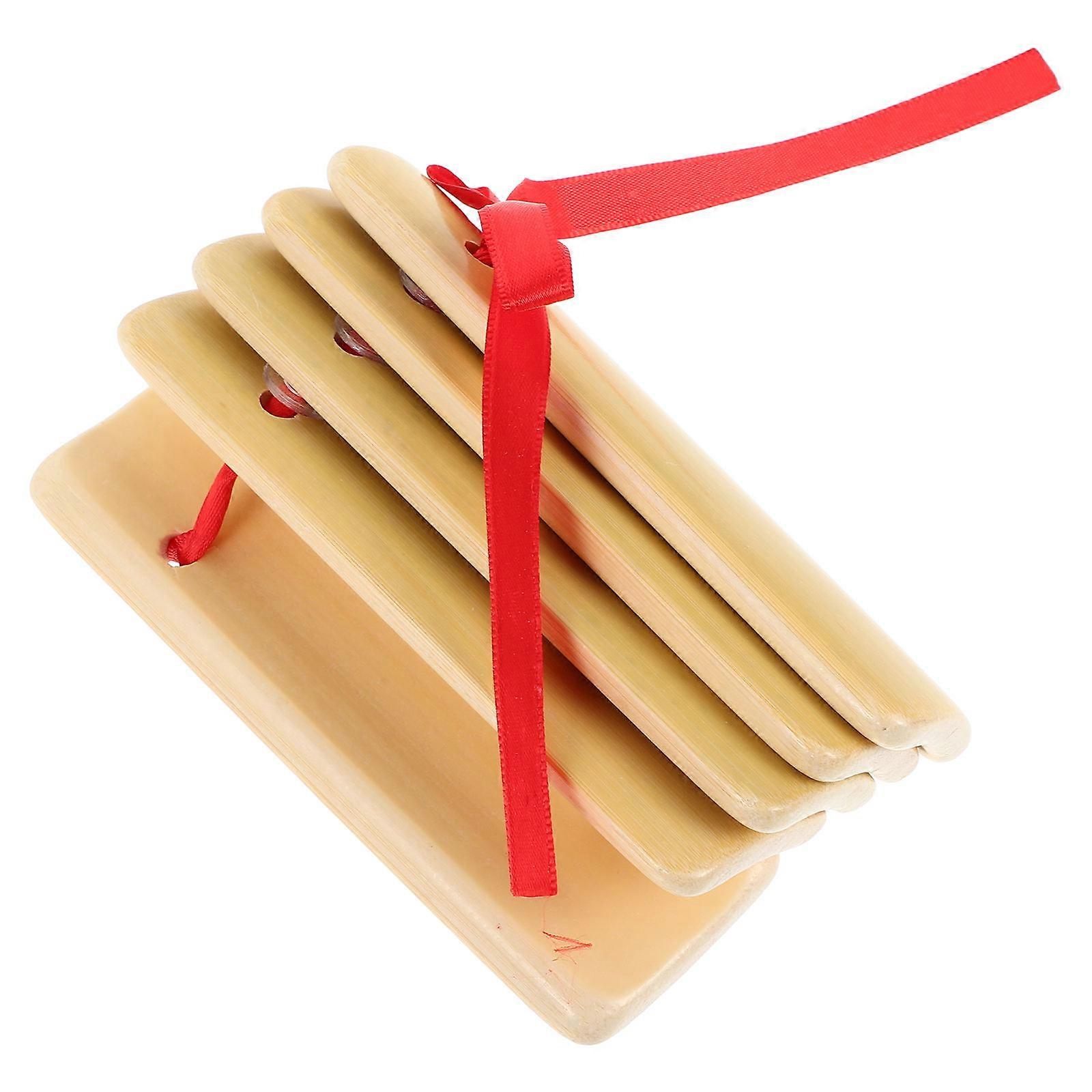 Beginner's Bamboo Clapper Instrument for Chinese Allegro Performance 10Pcs