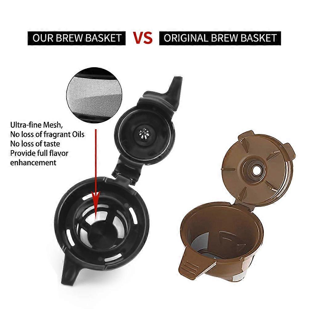 1Pc Reusable Coffee Capsule Cup Coffee Maker Strainer For Coffee Shop Black Fine-Mesh Filter
