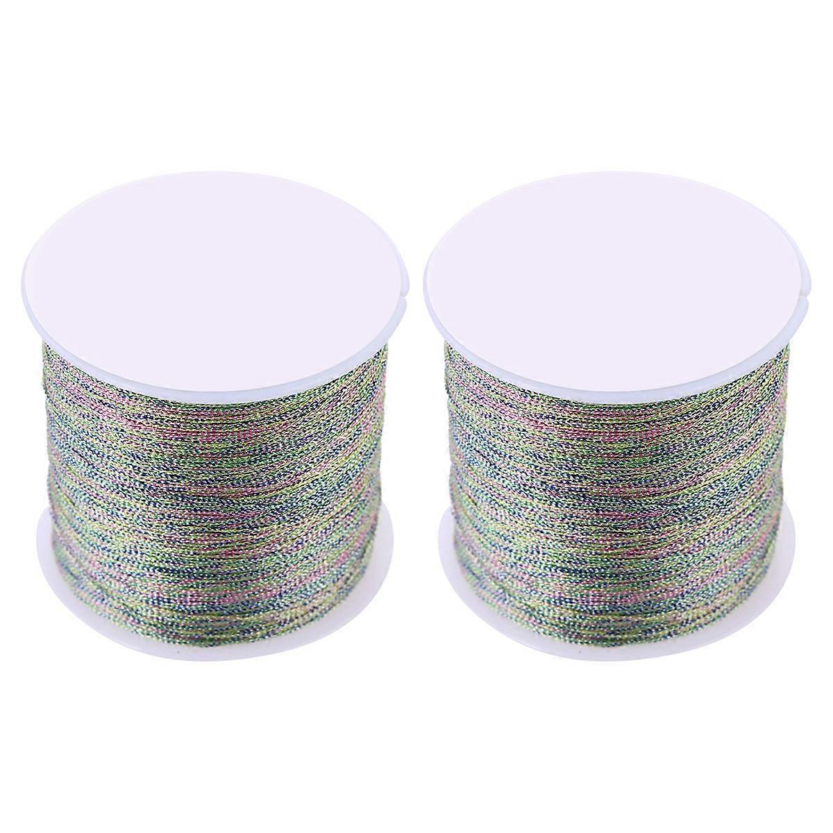 DIY Jewelry Making Rope Craft Supplies For DIY Fans In Multi-Color 6 Rolls