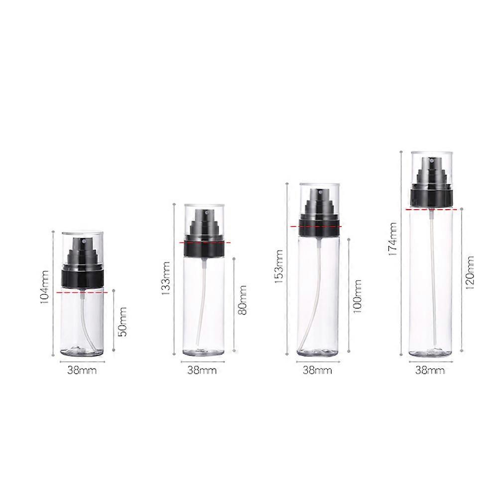 Makeup Spray Bottle Fine Mist Spray Bottle Refillable 8Pcs Plastic Bottles