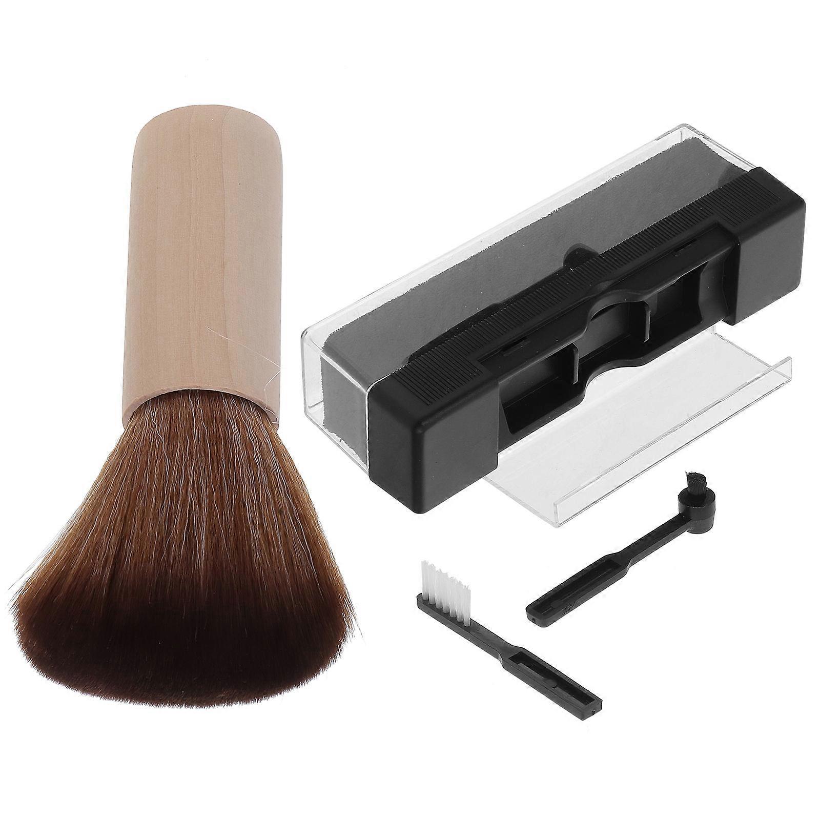 Anti-Static Vinyl Cleaning Brush Set For Turntable Maintenance And Record Sets Multi Function Tools Featuring Ergonomic Design
