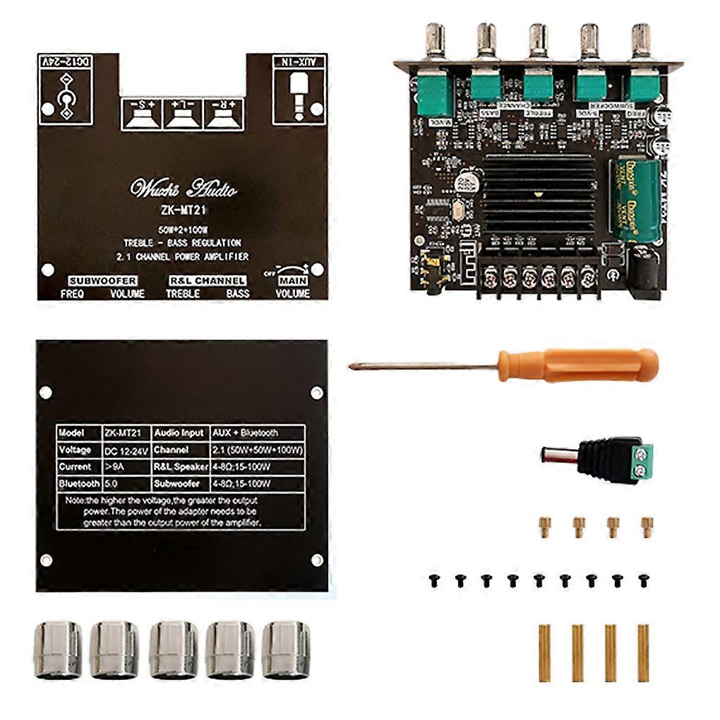 2.1 Channel Subwoofer Power for Amplifier High Low Pitch Bluetooth-compatible