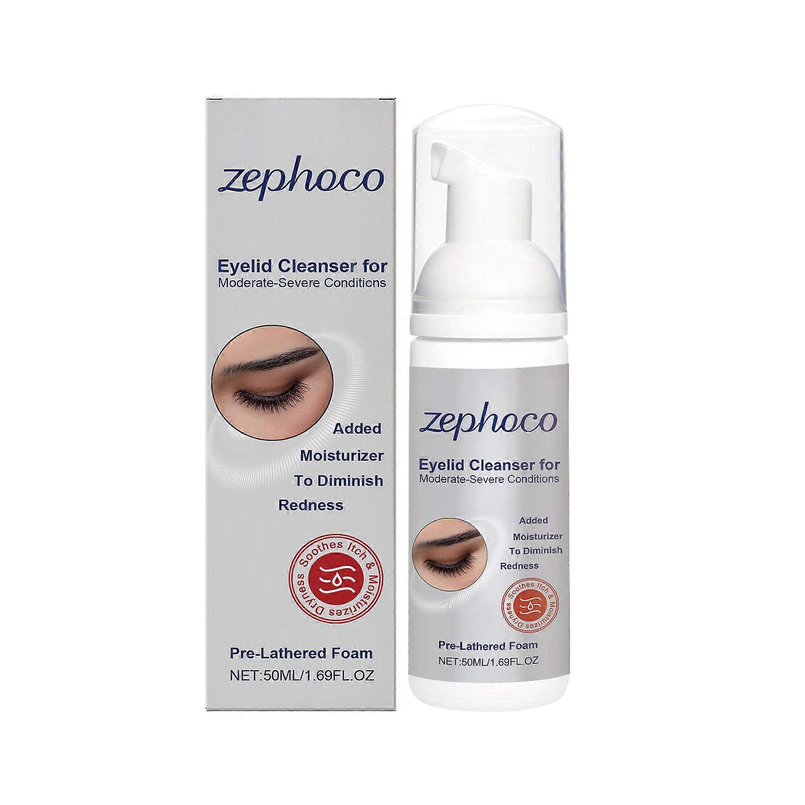 50ml Eye Cleansing Mousse - Gentle and Moisturizing Daily Cleansing for Eyelashes and Eyes.