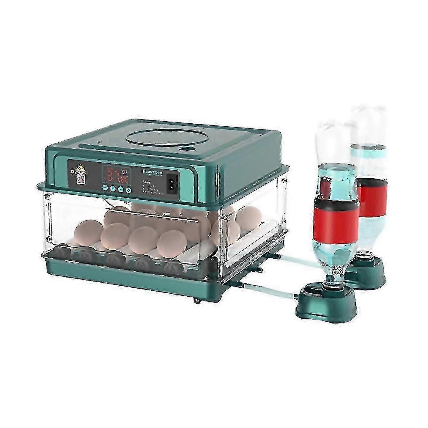 Automatic Intelligent Hatching Machine Automatic Egg Incubator 15 Eggs with Turner Candler Temperature Control AU Plug