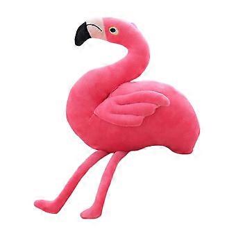 Flamingo pluche pop/kussen, prachtig decoratief knuffeldier, ideaal als verjaardagscadeau voor kinderen, wasbaar en gemakkelijk schoon te maken.