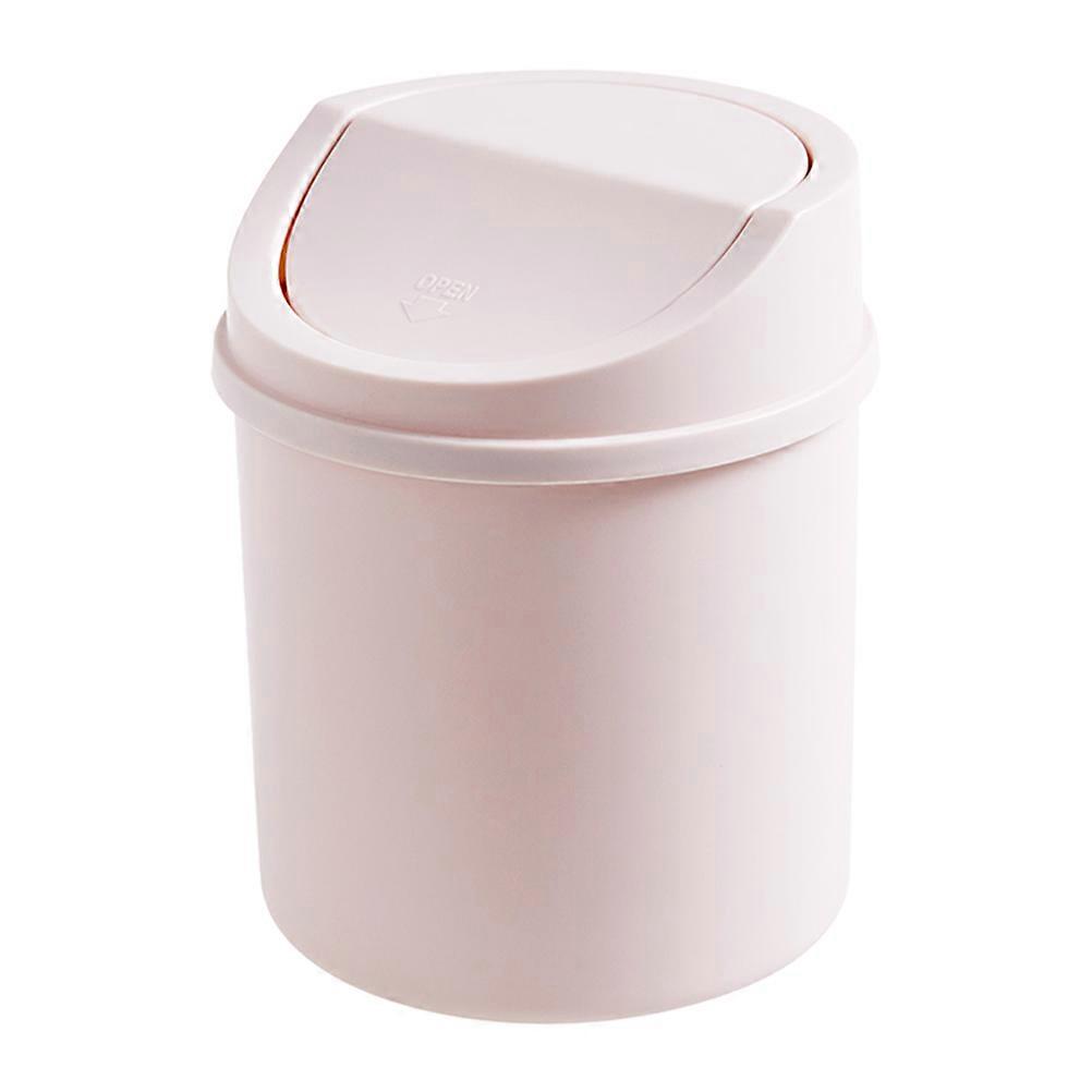Desktop Trash Cans Mini Trash Bin with Lid for Office Storage 1Pcs