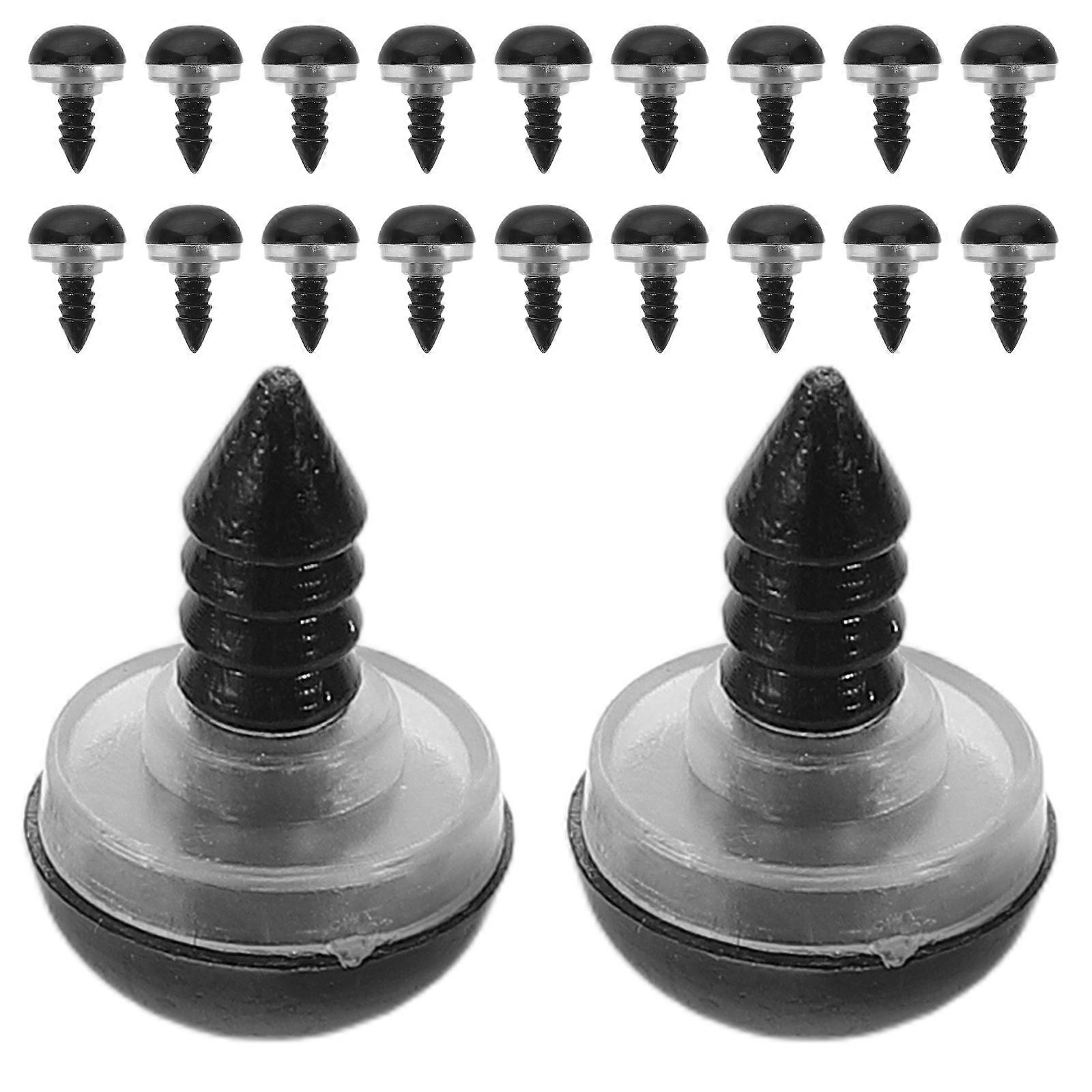 Plastic Doll Craft Eye 100Pcs Black Fit for Craft Use