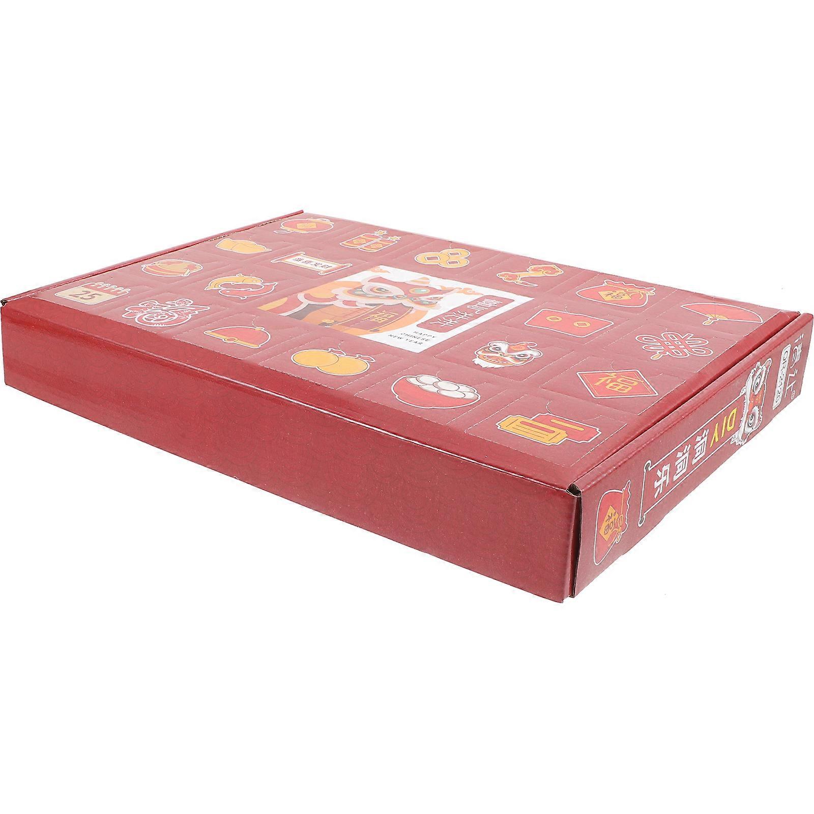 Party Gift Box DIY Gadget Case 5Pcs Paper Compartment Raffle Boxes