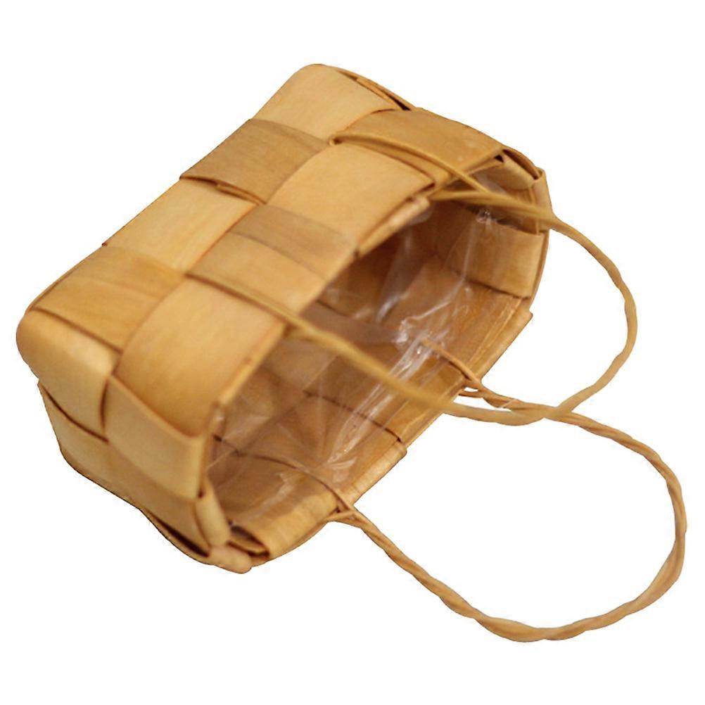 Mini Baskets Woven Basket for Storage 4Pcs Practical Home Use