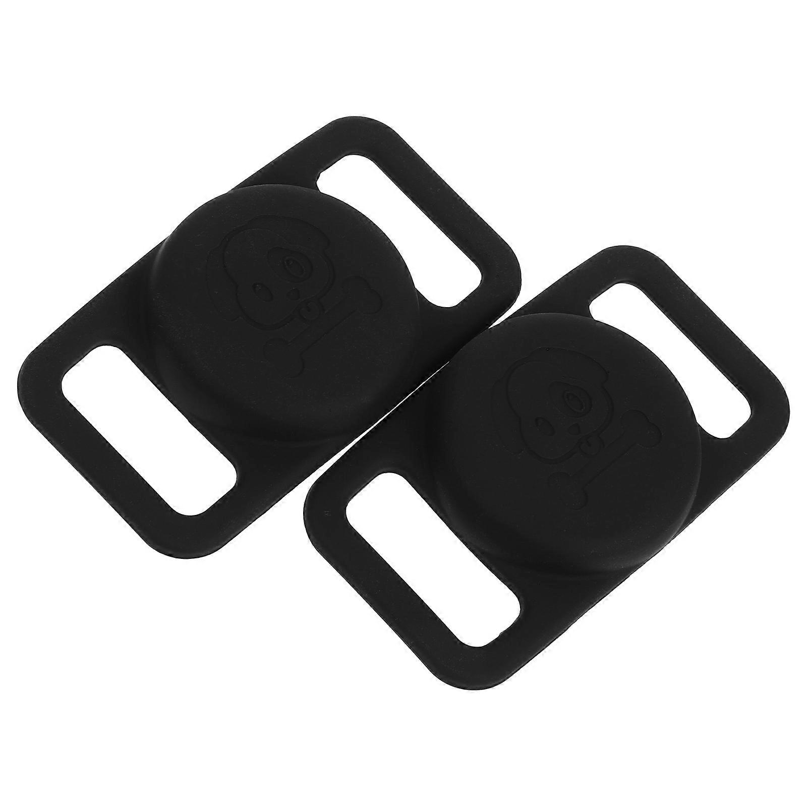 Silicone Protective Cover Tracer Case for Protecting Use 8Pcs Black