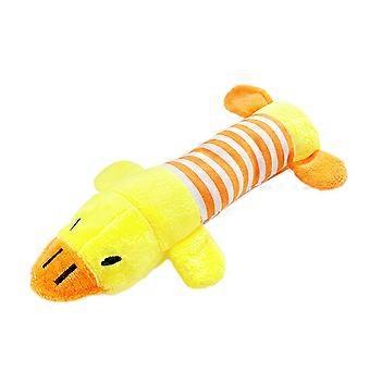 Dog Plush Toys Rectangular Flying Duck Interactive Fun Cute Bite Resistance Soft Plush Pet Chew Toys for Dogs Pets Cats
