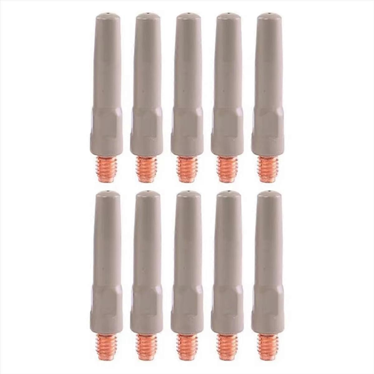 10pc Temperature Resistants Tip MIG Torch Welding Coated Contact Tips