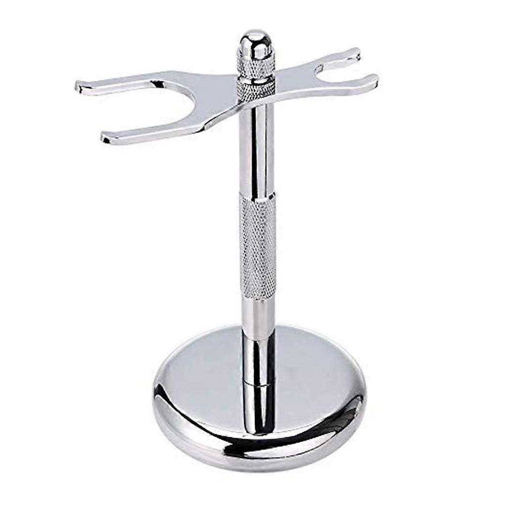 Shaving Razor Stands, Alloy Razor Stand and Brush Holder, Stainless Steel Shaving Brush Holder, Men's Organizer Set