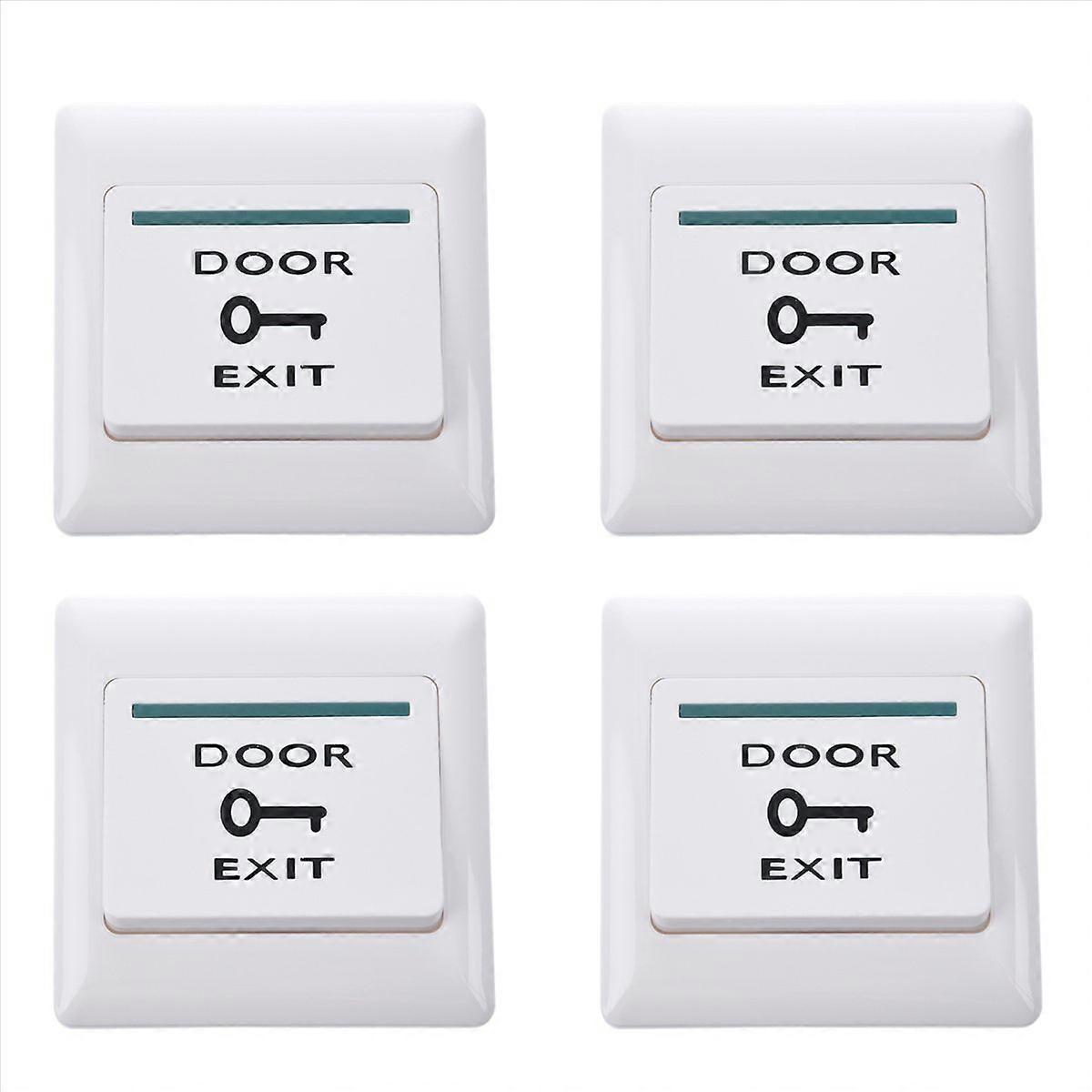 4X Electronic Door Exit Push Strike Button Panel