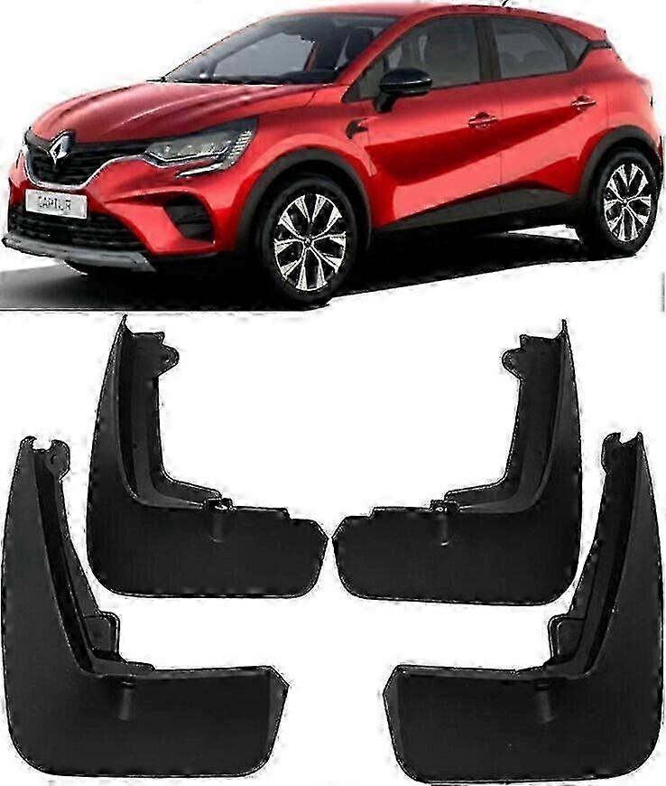 Mud Flaps Front & Rear Splash Guards for Renault Captur, 2020-2023 Model Fit