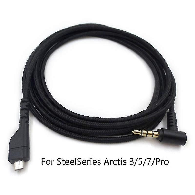 Replacement 3.5mm Weave Audio Cable For Arctis 3/5/7/pro For Gaming Headset Line