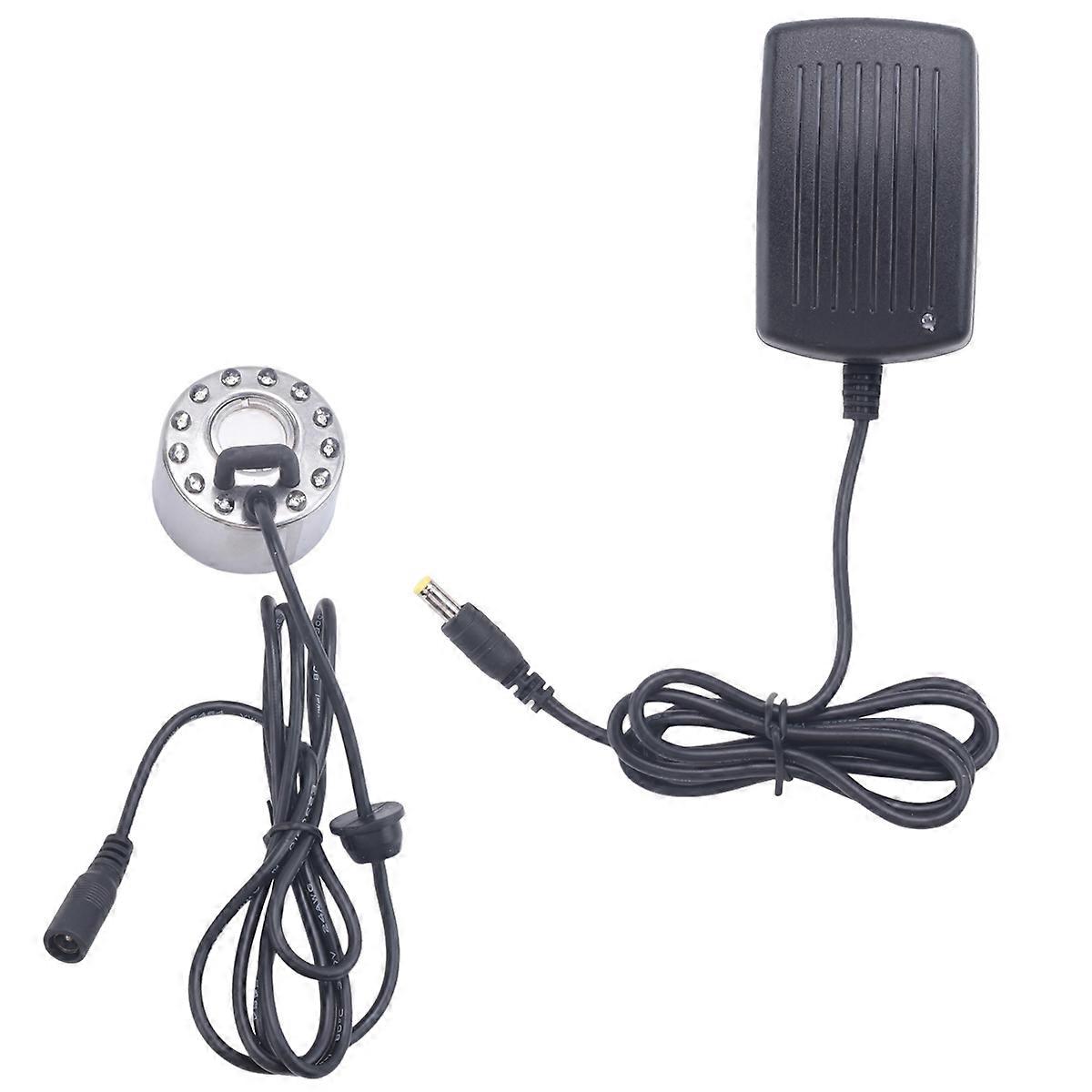 Mist Maker 12 LED Light Color Change Mist Maker Atomizer with EU Plug