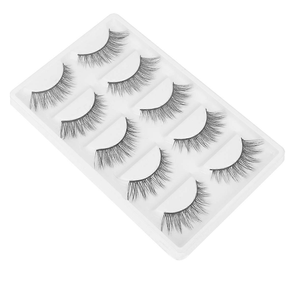 Fake Lashes Thick Nautural False Eyelashes for Makeup Use Handmade Fiber