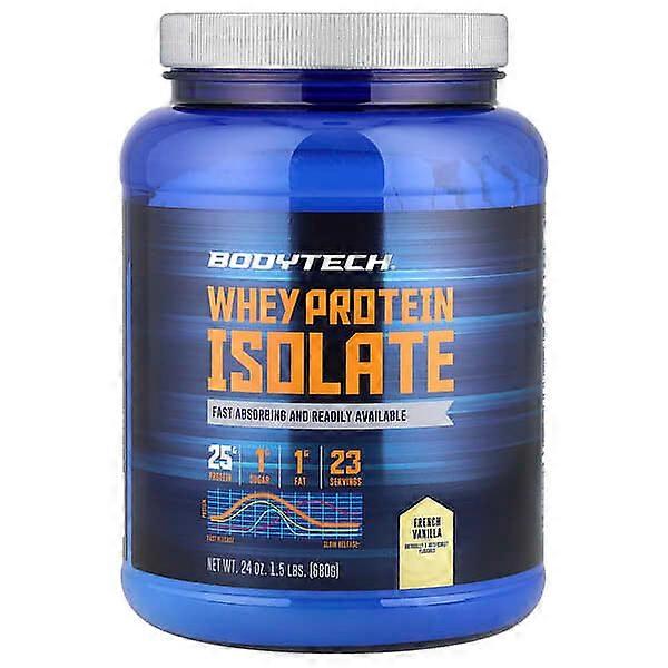 BodyTech, Whey Protein Isolate, French Vanilla, 1.5 lbs (680 g)